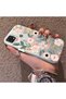 Oppo A15/A15S Compatible Pink Spring Flower and Green Leaf Pattern Phone Case, Shock Protection - 2