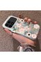 Poco F8 Pro 5g Compatible Pink Spring Flower and Green Leaf Pattern Phone Case, Shock Protection - 2