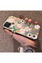 Realme C25Y/C21Y Compatible Pink Spring Flower and Green Leaf Pattern Phone Case, Shock Protection - 2