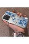 Mi 13T/Mi 13t Pro Compatible Blue Turtle, Shell, and Coral Pattern Cover, Shock-Absorbing Structure - 2