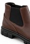 Hard Genuine Leather Thick Sole Men's Winter Chelsea Boots - 8