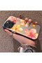 iPhone 16 Pro Max Compatible Watercolor Tropical Flower and Sun Pattern Phone Case, Shock Protection - 2