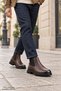 Hard Genuine Leather Thick Sole Men's Winter Chelsea Boots - 4