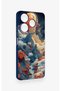 Tecno Spark 10 Pro Compatible Red Moon Patterned Silicone Case - 3