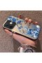 Oppo A5 Pro 4G/5G Compatible Blue Turtle, Shell, and Coral Pattern Cover, Shock-Absorbing Structure - 2