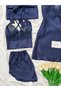 Women's Magic 4-Piece Lace Satin Nightgown, Robe and Shorts Set - 6