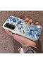 Samsung Galaxy A35 Compatible Blue Turtle, Shell and Coral Pattern Cover, Shock-Absorbing Structure - 2