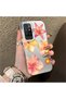 Redmi 10 4g Compatible Watercolor Tropical Flower and Sun Pattern Phone Case, Shock Protection