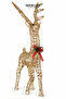 New Year's Figure Deer Glitter Wire Champagne 80 cm - 2