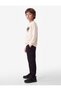 Ruffled Crew Neck Long Sleeve Printed Sweatshirt - 2