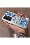Samsung Galaxy S24 Ultra Compatible Blue Turtle, Shell, and Coral Pattern Cover, Shock-Absorbing Structure - 2