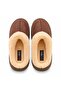 Women's Furry Suede Look Winter House Slippers - 4