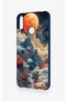 Huawei Y7 2019 Compatible Red Moon Patterned Silicone Case - 4