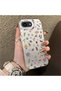 iPhone 16E Compatible Simple, Stylish, Tiny Floral Pattern Phone Case, Shockproof