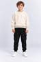 Boys' Cargo Pocket Jogger Sweatpants with Elastic Waist and Cuffs Ak55011