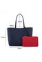 women's double-sided large capacity handbag shoulder bag crossbody bag tote bag message bag - 7