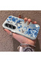 Tecno Camon 40 Compatible Blue Turtle, Shell, and Coral Pattern Cover, Shock-Absorbing Structure - 2