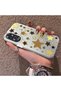 Oppo A60 Compatible Retro Coffee Tone Star Sticker Printed Case, Aesthetic Design - 2