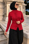 Self-Tie Knitwear Cardigan Tsd260323 Red - 3
