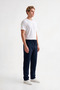 Men's Jogger Striped Trousers with Zipper and Button Back Pockets Regular Fit - 6