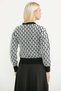 Wool V-Neck Knitwear Cardigan - Black - 5