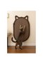 4 Pieces Cat Ear Scratching Mat – Oval Design, 100% Natural Jute, Floor-Friendly, Scratching Mat Cat Scratcher - 2
