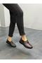 Brown Leather Women's Daily Orthopedic Shoes - 2