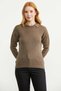 Collar Detailed Knit Sweater - Milk Coffee - 2