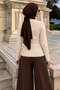 Self-Tie Knitwear Cardigan Tsd260323 Beige - 5