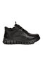 Black Genuine Leather Anatomical Comfortable Winter Rubber Sole Zippered Women's Boots Z1115 - 2