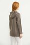 Hooded Comfortable Wool Knitwear Jacket - Milk Coffee - 4