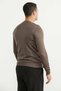 V-Neck Wool Knit Sweater - Mink - 5