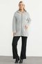 Hooded Long Pocket Knitwear Cardigan - Bone - 2