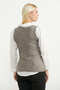 Woolen Round Neck Knit Sweater - Brown - 6