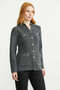 Long Knit Cardigan with Large Pockets - Dark Gray - 4