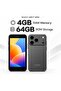 MB17 Mini Smartphone, 4-Inch Display, Android 15, Face Unlock, Dual SIM, 4GB RAM, 64GB Storage, 8MP Rear & 5MP Front Camera, 2000mAh Battery, Compact Design (Grey) - 6