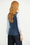 Wool Round Neck Knit Sweater - Indigo - 6