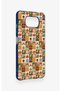 Poco X3 Compatible Autumn Themed Patchwork Patterned Silicone Case - 3
