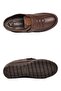 Brown Genuine Leather Anatomical Comfortable Sole Velcro Strap Women's Casual Shoes 7679-27K - 5