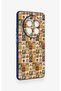 Realme 12 Pro Compatible Autumn Themed Patchwork Patterned Silicone Case - 3