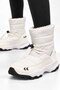 Women's White Waterproof Winter Boots with Fur Lining Outdoor Shoes