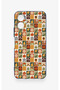 Omix X5 Compatible Autumn Themed Patchwork Patterned Silicone Case - 2