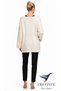 Cream Women's Oversize Knitwear Cardigan - 3