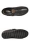 Black Genuine Leather Anatomical Comfortable Sole Velcro Women's Casual Shoes 7679-27K - 5