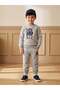 Boy's Teddy Bear Printed Tracksuit Set