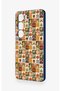 Vivo Y19S Compatible Autumn Themed Patchwork Patterned Silicone Case - 4