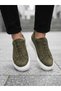 Ba0581 Men's Sneaker Daily Casual Sports Shoes Khaki White Sole - 3