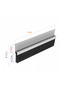 Under Door Aluminum H-Type Dust Brush 6cm Bristle Length 2 Meters Long 2 Pieces - 2