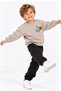 Boy's Stone Long Sleeve Fun Printed Sweatshirt - Basic Comfortable Sweatshirt