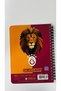 Licensed Gs Printed 11.5*18cm Spiral Separator, 4 Bookmarks, 80 Sheets, Lined Cardboard Cover Notebook, 1 Piece - 6